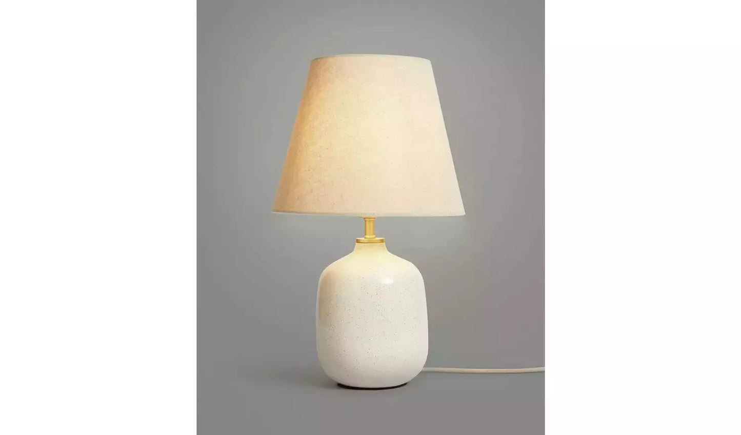 Habitat Aquilla Ceramic Table Lamp - Cream & Beige