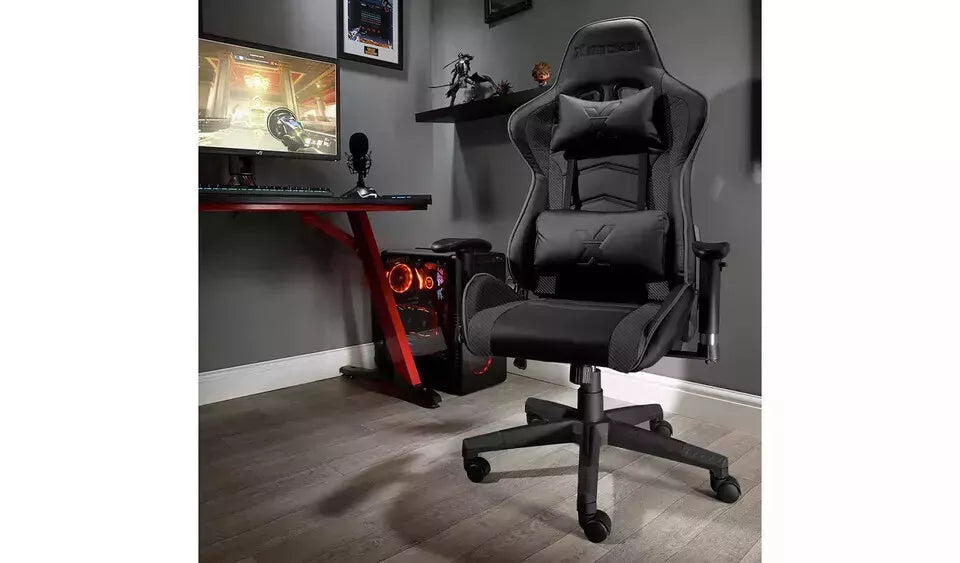 X Rocker Alpha eSports Ergonomic Office Gaming Chair -Black