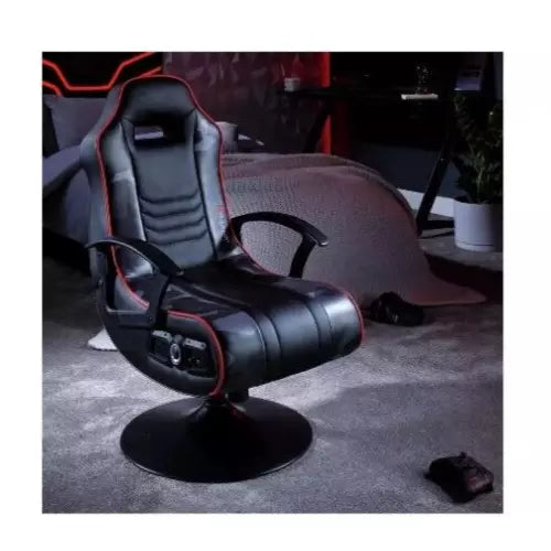 X Rocker Blackout 2.1 Audio Junior Gaming Chair - Black/Red