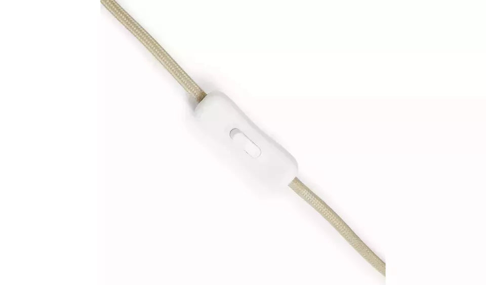 Habitat Aquilla Ceramic Table Lamp - Cream & Beige