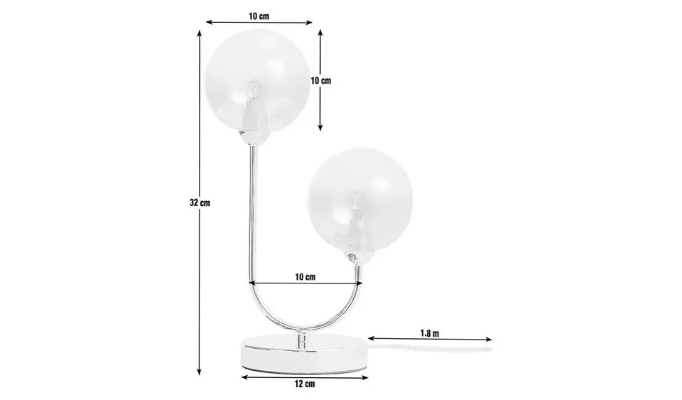 Argos Home Ombre Glass Metal Table Lamp - Brass