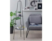 Argos Home 2 Shelved 155cm Tall Floor Lamp - Brushed Chrome