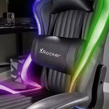 X-Rocker Alpha RGB Neo Motion LED eSports Gaming Chair- Black