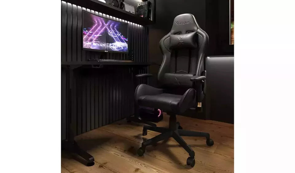 X Rocker Alpha eSports Ergonomic Office Gaming Chair -Black